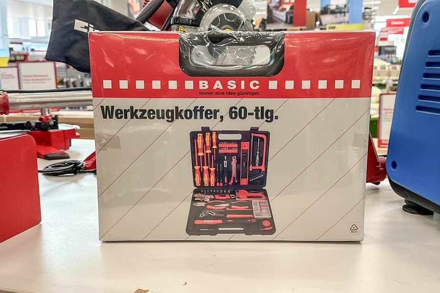 Werkzeugkoffer Basic, 60-teilig
